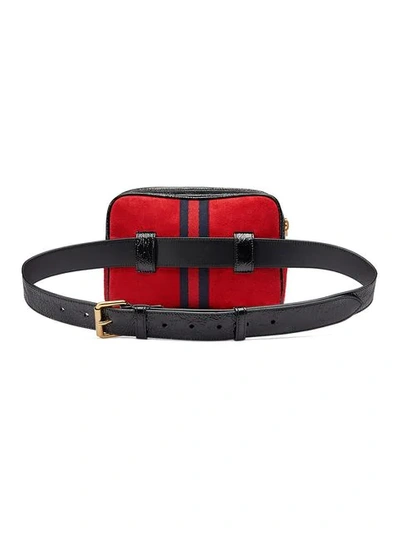Shop Gucci Ophidia Small Belt Bag  In 8670 Rosso