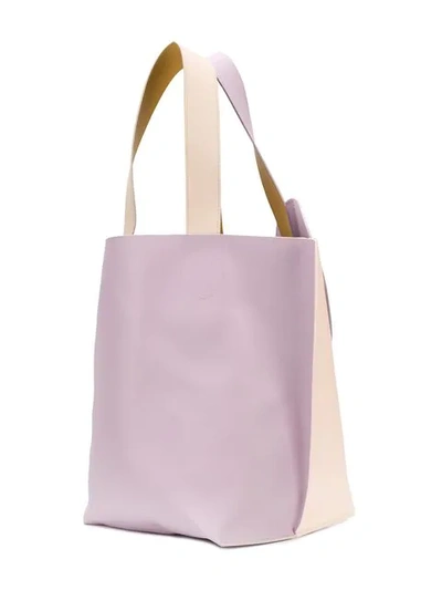 Shop Roksanda Eider Tote Bag In Neutrals ,purple