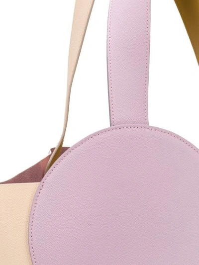 Shop Roksanda Eider Tote Bag In Neutrals ,purple