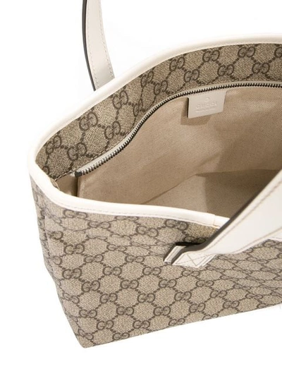 Pre-owned Gucci Gg Pattern Hand Tote Bag In Neutrals