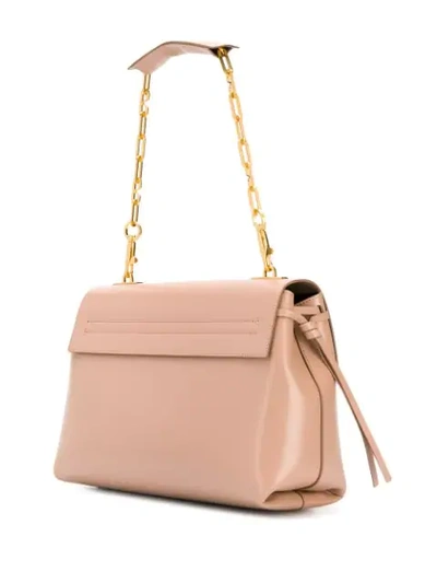 Shop Valentino Garavani Medium Vring Chain Bag In Pink
