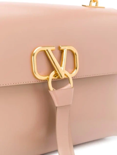 Shop Valentino Garavani Medium Vring Chain Bag In Pink