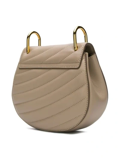 Shop Chloé Drew Bijou Shoulder Bag In Neutrals