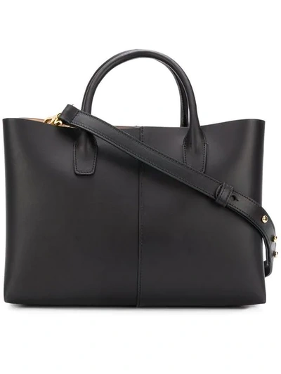 Shop Mansur Gavriel Mini Folded Bag In Black