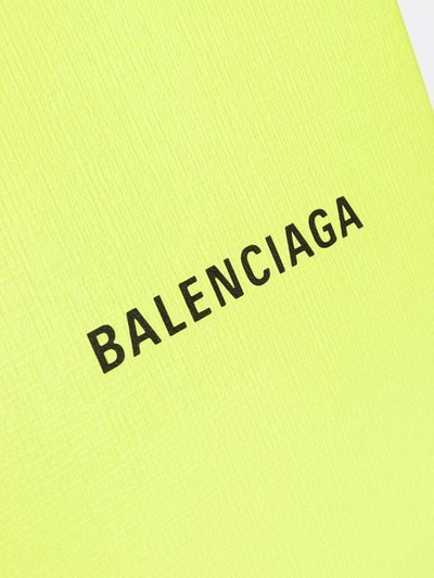 Shop Balenciaga Everyday Envelope Clutch In Green