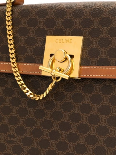 Shop Celine Céline  Macadam Pattern Tote - Farfetch In Brown