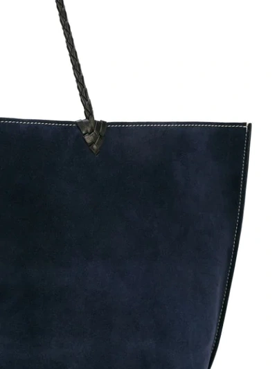Shop Altuzarra Large Espadrille Tote Bag In Blue