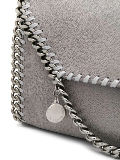 Shop Stella Mccartney Falabella Shoulder Bag In Grey