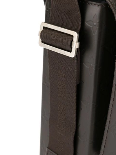 Shop Pre-owned Louis Vuitton Embossed Monogram Shoulder Bag In Black