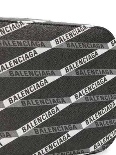 Shop Balenciaga Logo Camera Bag - Black