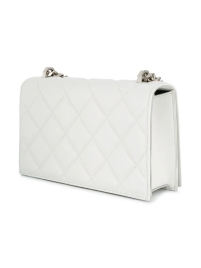 Shop Alexander Mcqueen Knuckle Duster Shoulder Bag In White