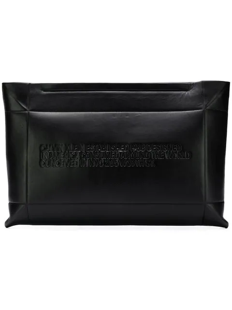 calvin klein black clutch