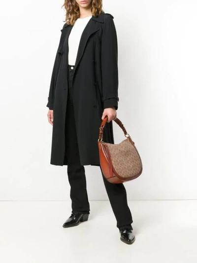 COACH SUTTON HOBO BAG - 棕色