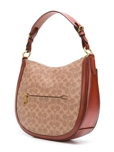 Shop Coach Sutton Hobo Bag In Brown