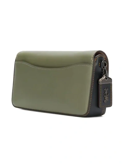 Shop Coach Disney X  Patched Dinky Bag In Bpary Bp/army Green