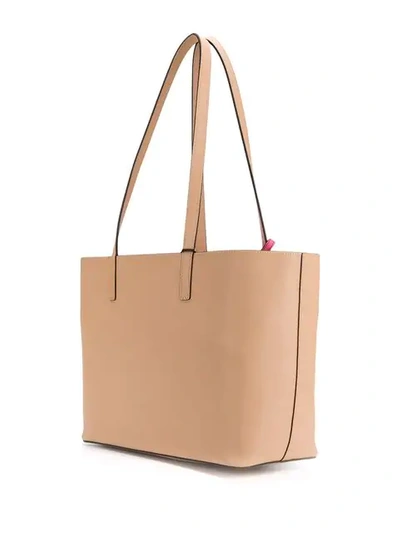 Shop Dkny Medium Shoulder Bag In Neutrals