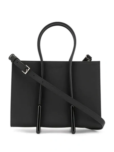 Shop Discord Yohji Yamamoto Aerial Mini Tote Bag In 3 Black