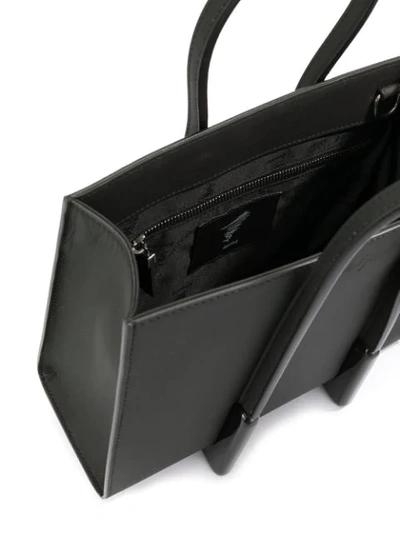 Shop Discord Yohji Yamamoto Aerial Mini Tote Bag In 3 Black