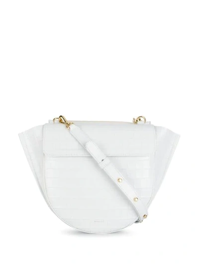 Shop Wandler Hortensia Medium Tote Bag - White