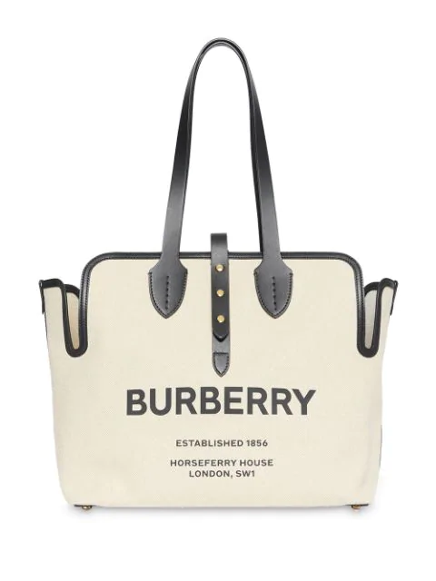 burberry tote canvas