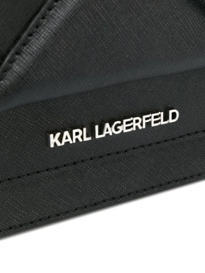 Shop Karl Lagerfeld K/ikonik Klassik Shoulder Bag In Black