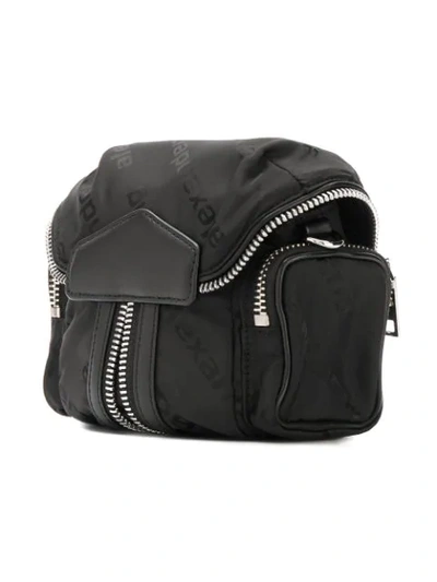 Shop Alexander Wang Micro Marti Crossbody Bag In Black