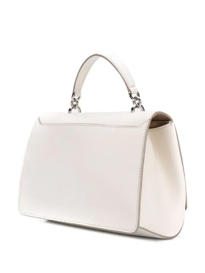 Shop Jimmy Choo Madeline Top Handle Bag In Neutrals