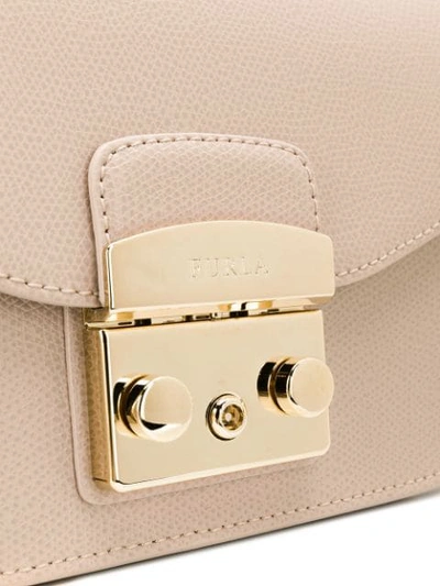 Shop Furla Kleine 'metropolis' Umhängetasche In Neutrals