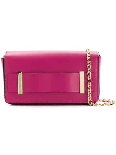 Shop Erika Cavallini Crossbody Clutch Bag - Pink