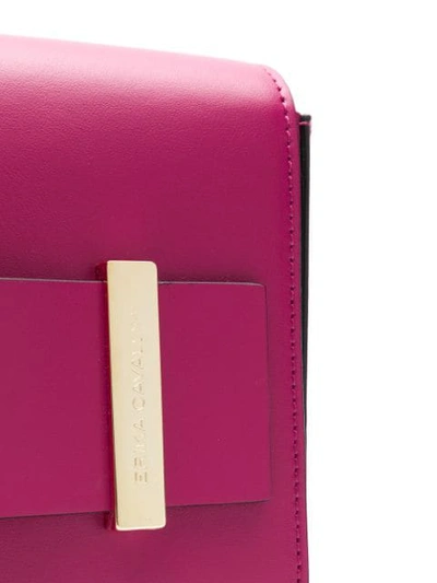 Shop Erika Cavallini Crossbody Clutch Bag - Pink