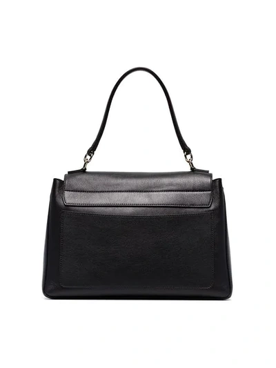 Shop Chloé Black Faye Day Medium Leather Shoulder Bag