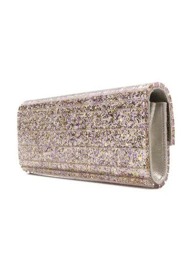 Shop Jimmy Choo Sweetie Clutch In Metallic