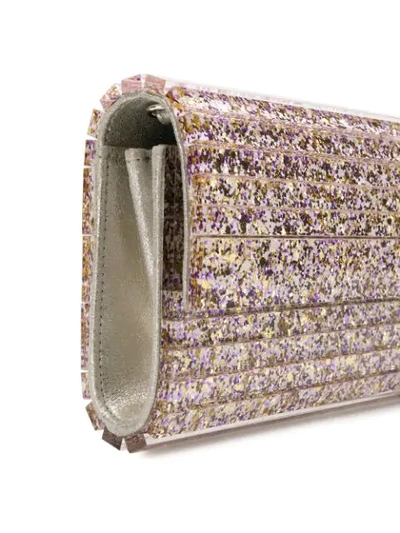 Shop Jimmy Choo Sweetie Clutch In Metallic