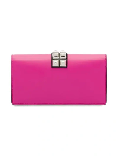 Shop Prada Elektra Studded Mini Bag - Pink