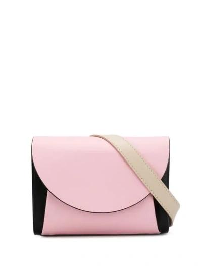 Shop Marni Flap Belt Bag In Pink