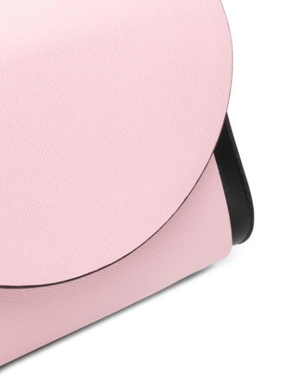 Shop Marni Flap Belt Bag In Pink