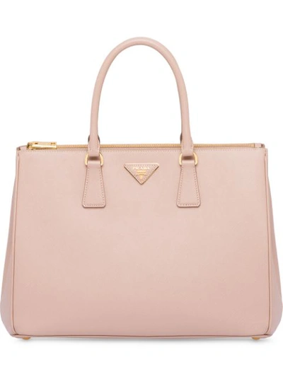 Shop Prada Galleria Bag In Pink