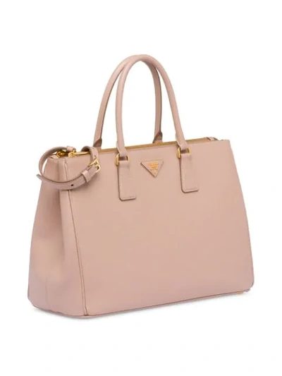 Shop Prada Galleria Bag In Pink