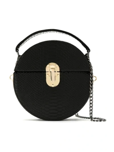 Shop Isla Textured Clutch In Black