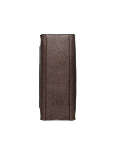 Shop Gucci Totem Medium Top Handle Bag In Brown