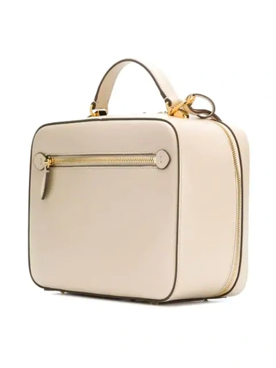 Shop Mark Cross Top Handle Tote Bag In Neutrals