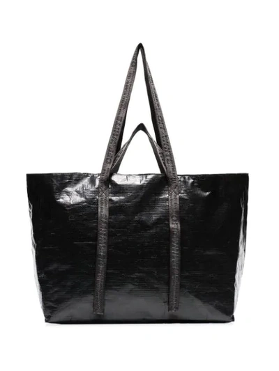 Shop Off-white Commercial Arrow Logo Tote Bag In Black