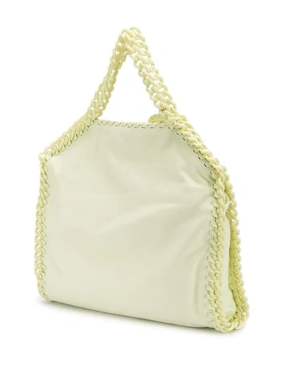 Shop Stella Mccartney Falabella Mini Tote Bag - Green