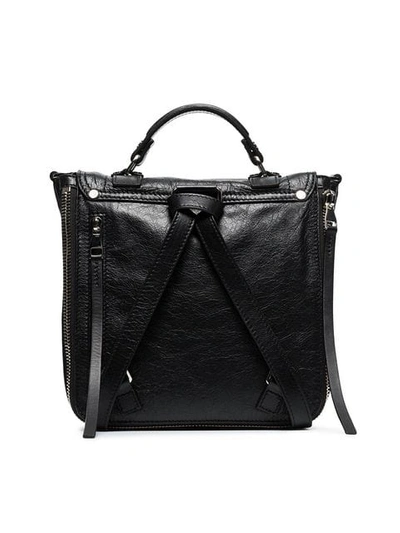 Shop Proenza Schouler Zip Ps1+ Backpack In Black