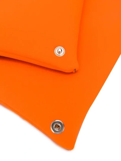 Shop Mm6 Maison Margiela Triangular Tote Bag In Orange