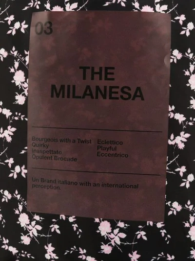 Shop N°21 The Milanesa Floral Tote In Black