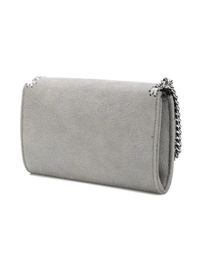 Shop Stella Mccartney Falabella Shoulder Bag In Grey