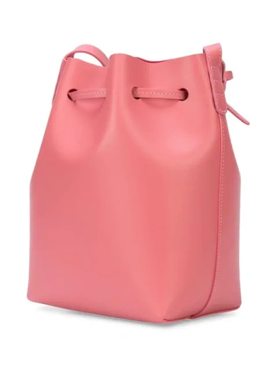 Shop Mansur Gavriel Mini Bucket Bag In Pink