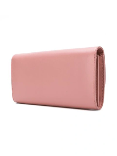 Shop Ferragamo Salvatore  Bow Detailed Purse - Pink