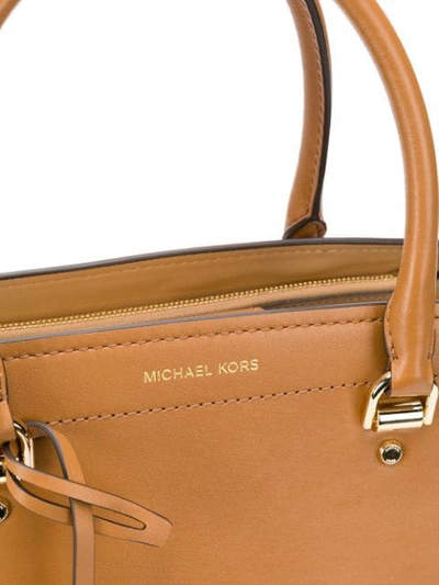 Shop Michael Michael Kors Benning Tote Bag In Brown